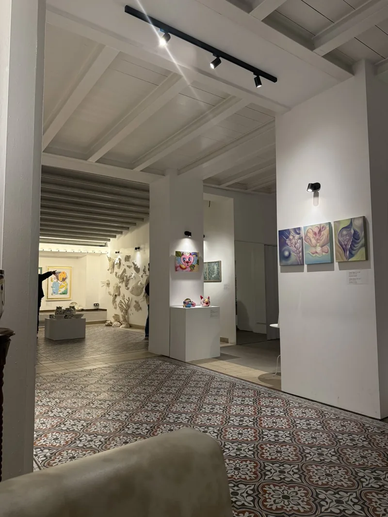 The Knack & Snack gallery floor